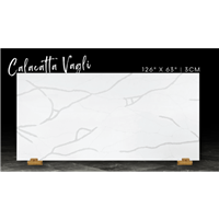 Solstone Quartz Slab 126" x 63" 3cm - Calacatta Vagli